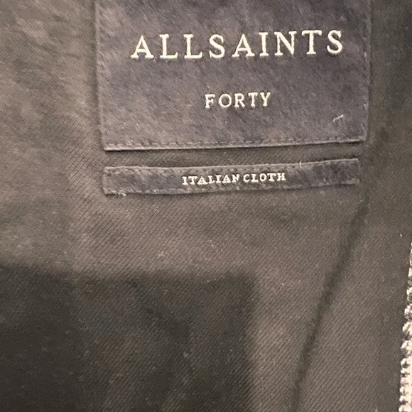 NEW with TAGS!!! All saints black and white trench-coat